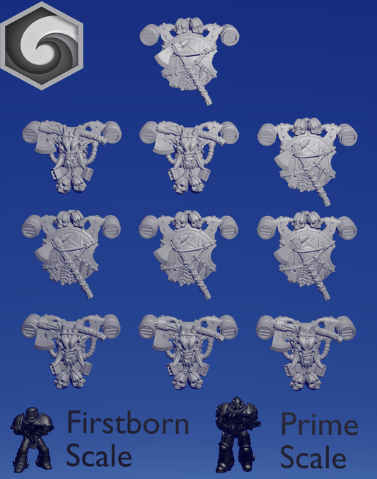 Primal Hound Backpack E x 10 ~  Greytide Studio image 0