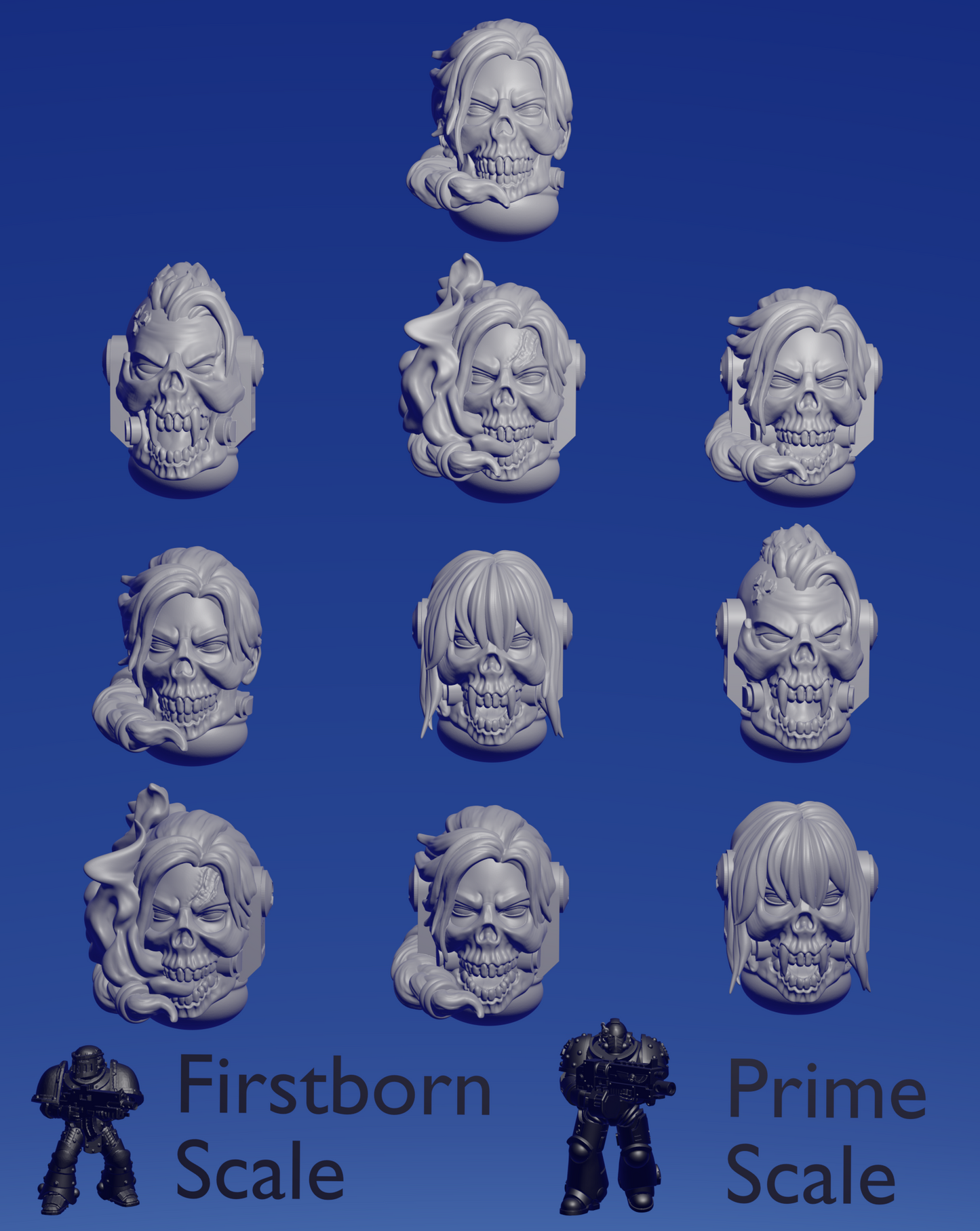 LoTD Female Head x 10 ~ Marta Punkgirl image 0