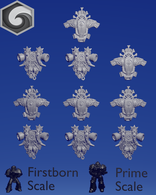 Primal Hound Backpack C x 10 ~  Greytide Studio image 0