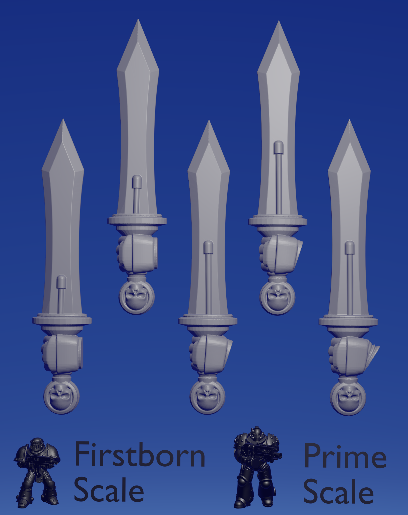 Power Gladius B :left hand: x 5 ~  Greytide Studio image 0