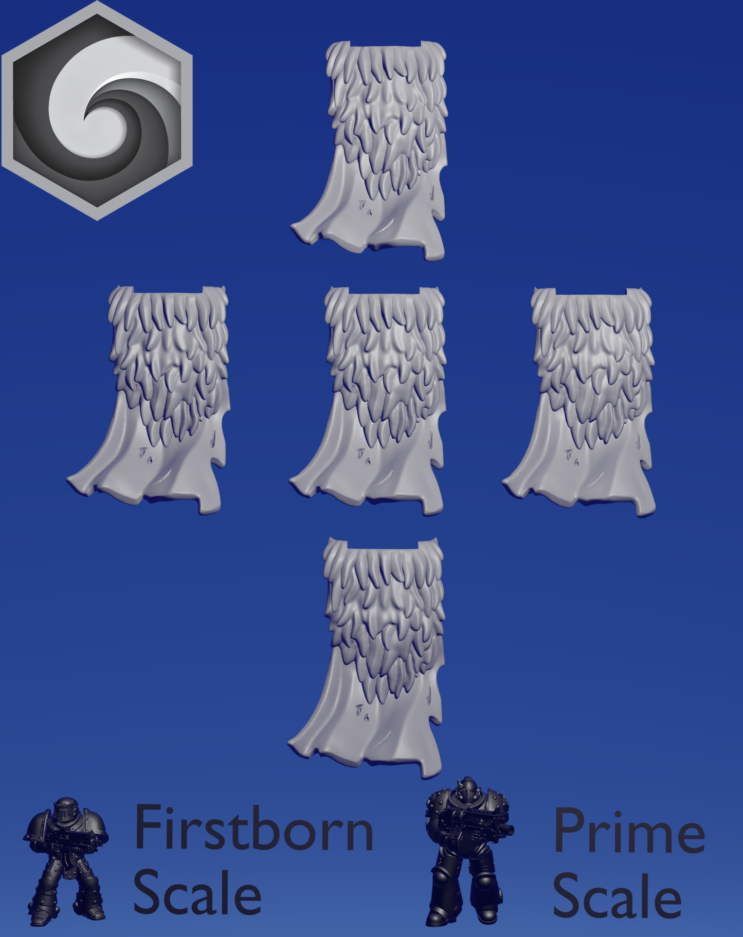 Primal Hound Loincloth F x 5 ~ Greytide Studio image 0