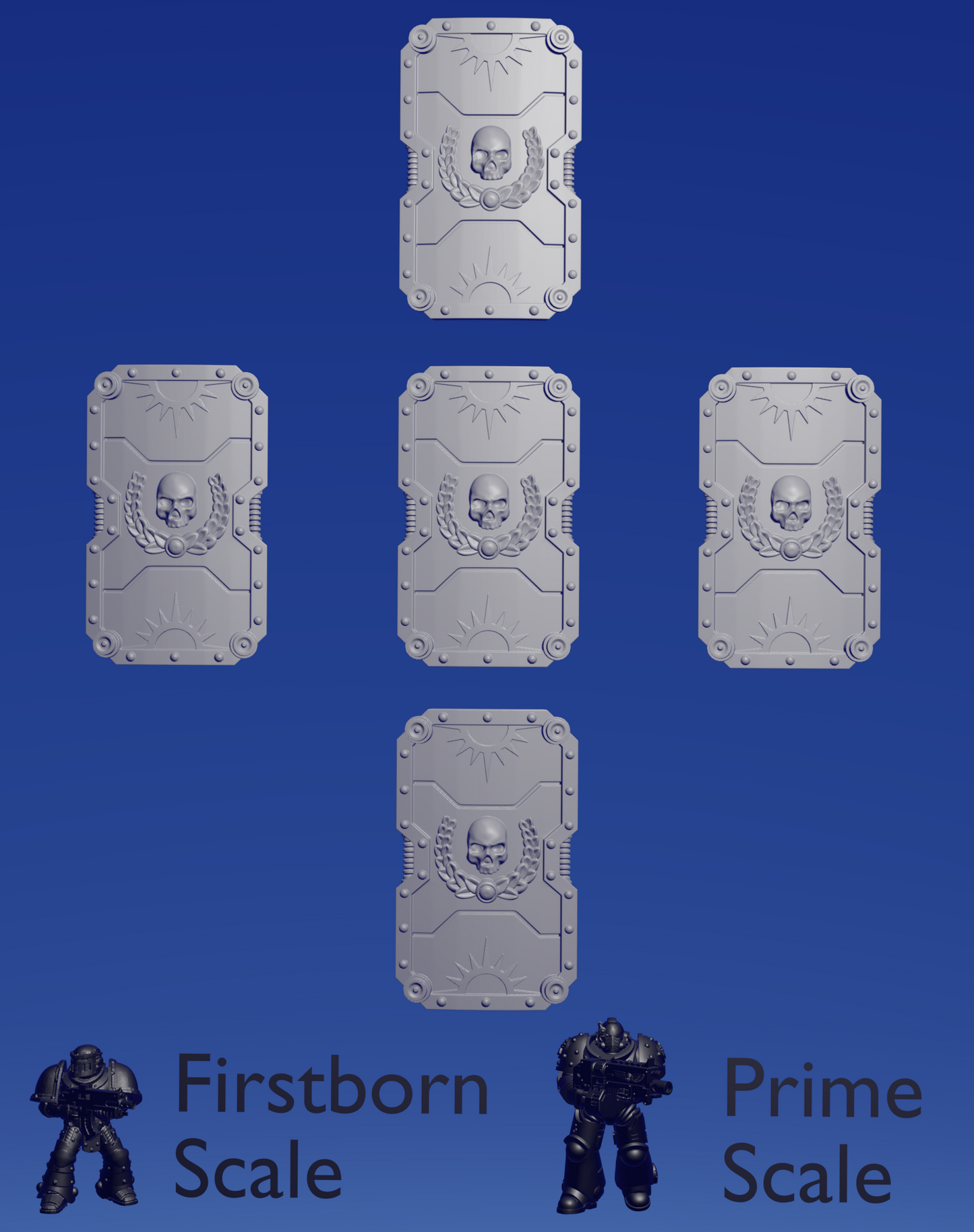 Ultra Knight Boarding Shield B x 5 ~ Greytide Studio image 0