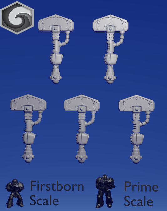 Primal Hound Left Hammer B x 5 ~  Greytide Studio image 0