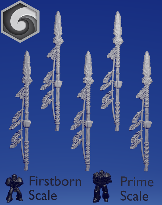 Primal Hound Left Spear E x 5 ~  Greytide Studio image 0