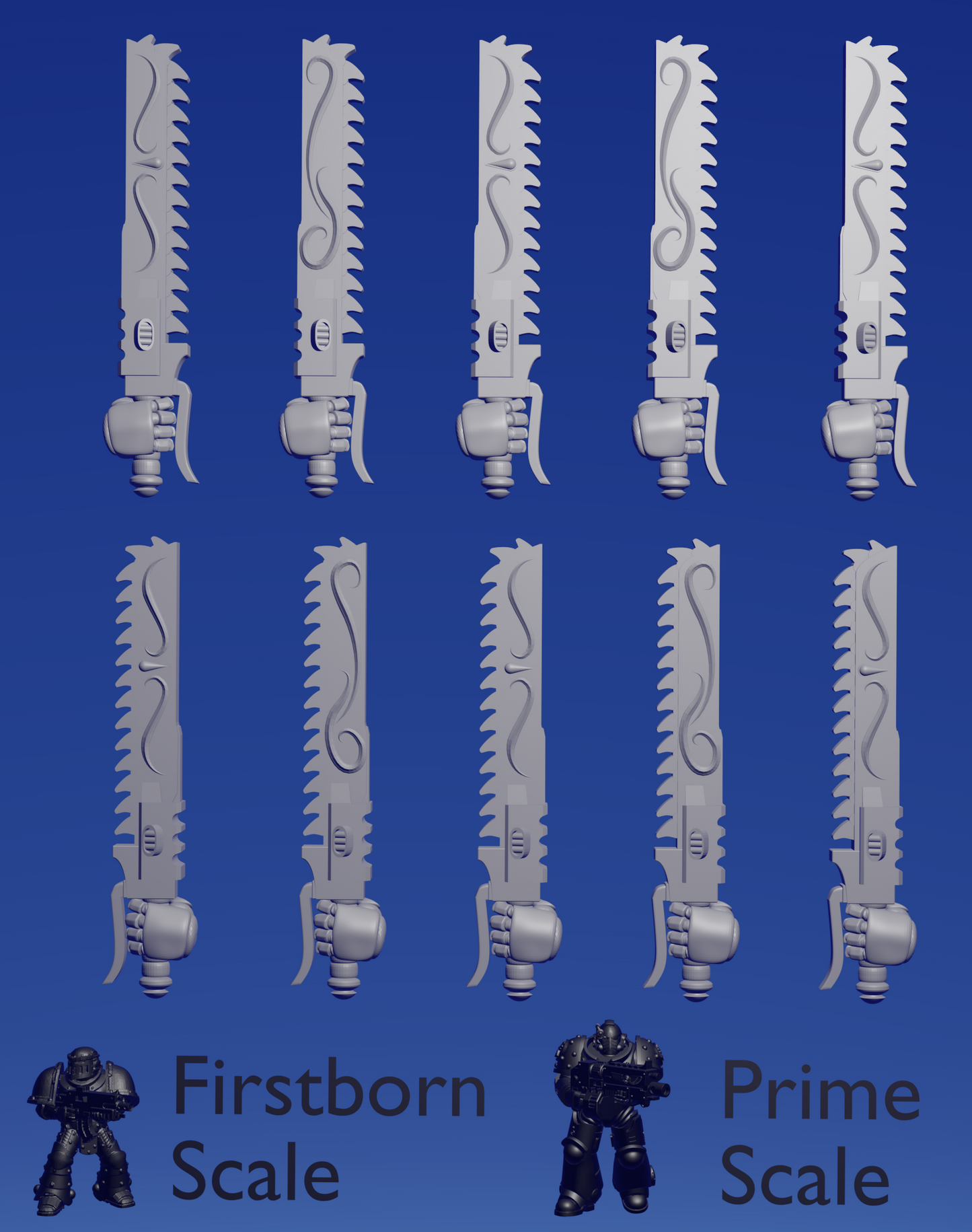 Blood Knight Chainsword :mixed hand: x 10 ~ Riconeid image 0