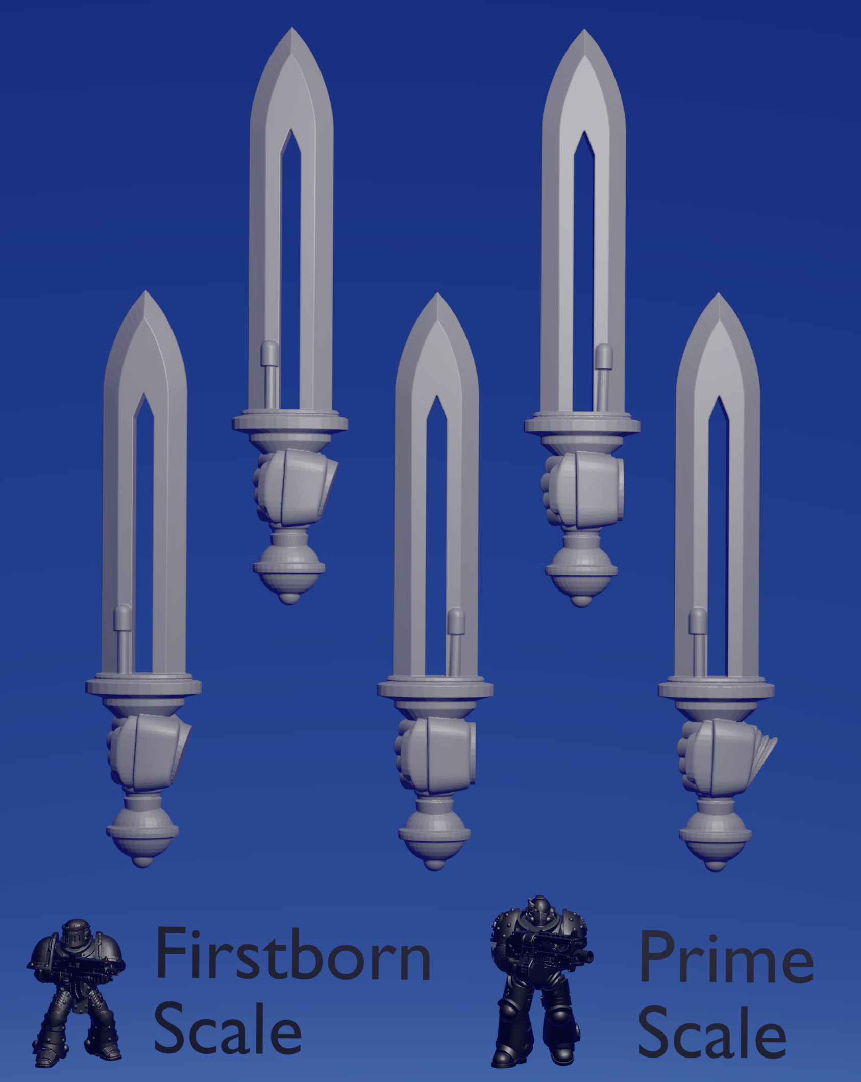 Power Gladius A :left hand: x 5 ~  Greytide Studio image 0