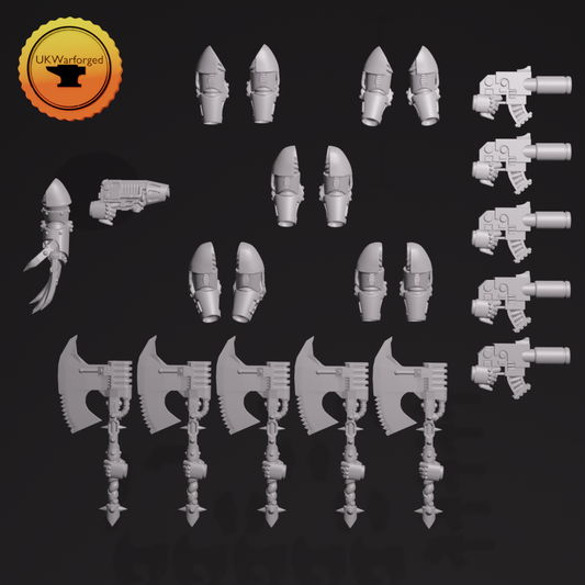 M6 Assault Arms - poweraxe ~  Helforged Minis image 0