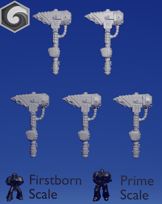 Primal Hound Right Hammer D x 5 ~  Greytide Studio image 0