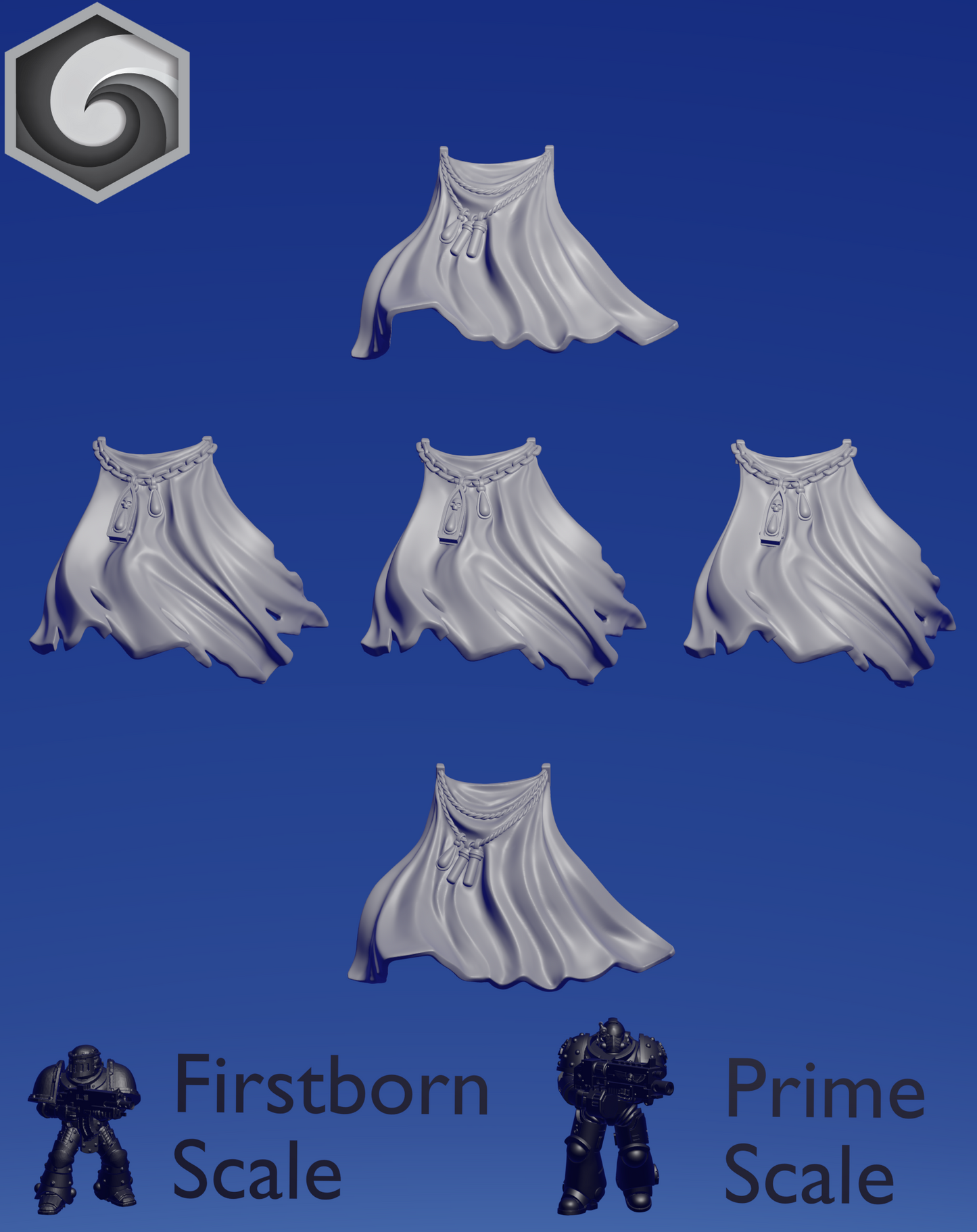 Crimson Lords Heavy Armour Cloak x 5 ~ Greytide Studio image 0