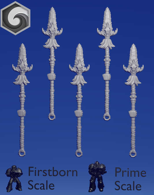 Primal Hound Right Spear B x 5 ~  Greytide Studio image 0
