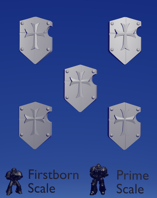 Templar Knight Tilting Shield A x 5 ~ Marta Punkgirl image 0