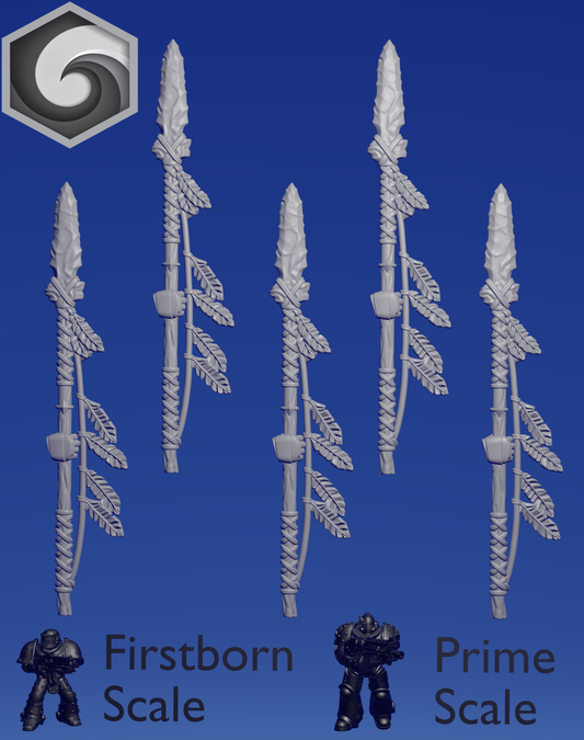 Primal Hound Right Spear E x 5 ~  Greytide Studio image 0