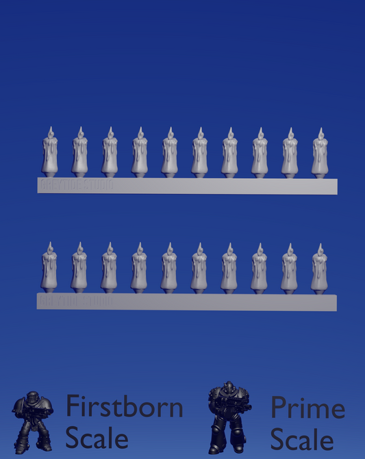 Decorative Candles E x 20 ~  Greytide Studio image 0