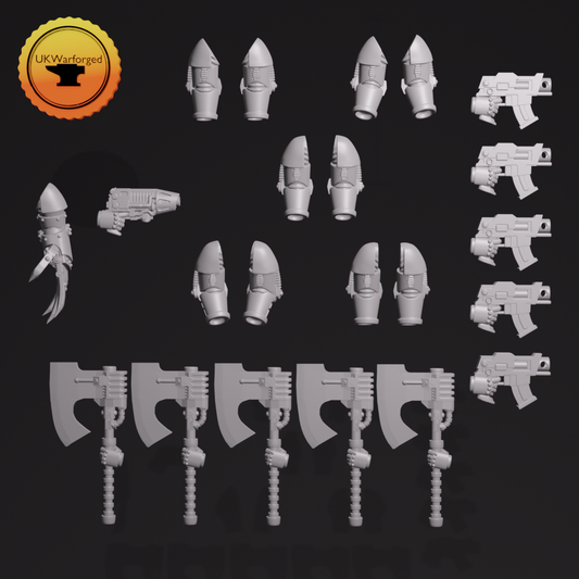 M5 Assault Arms - poweraxe ~  Helforged Minis image 0