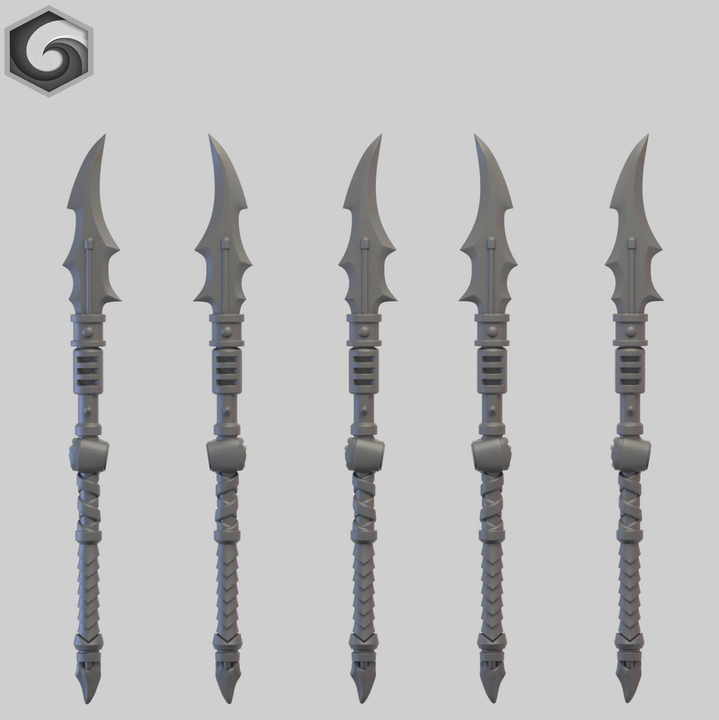 Anvil Warden Power Spear D x 5 ~ Greytide Studio