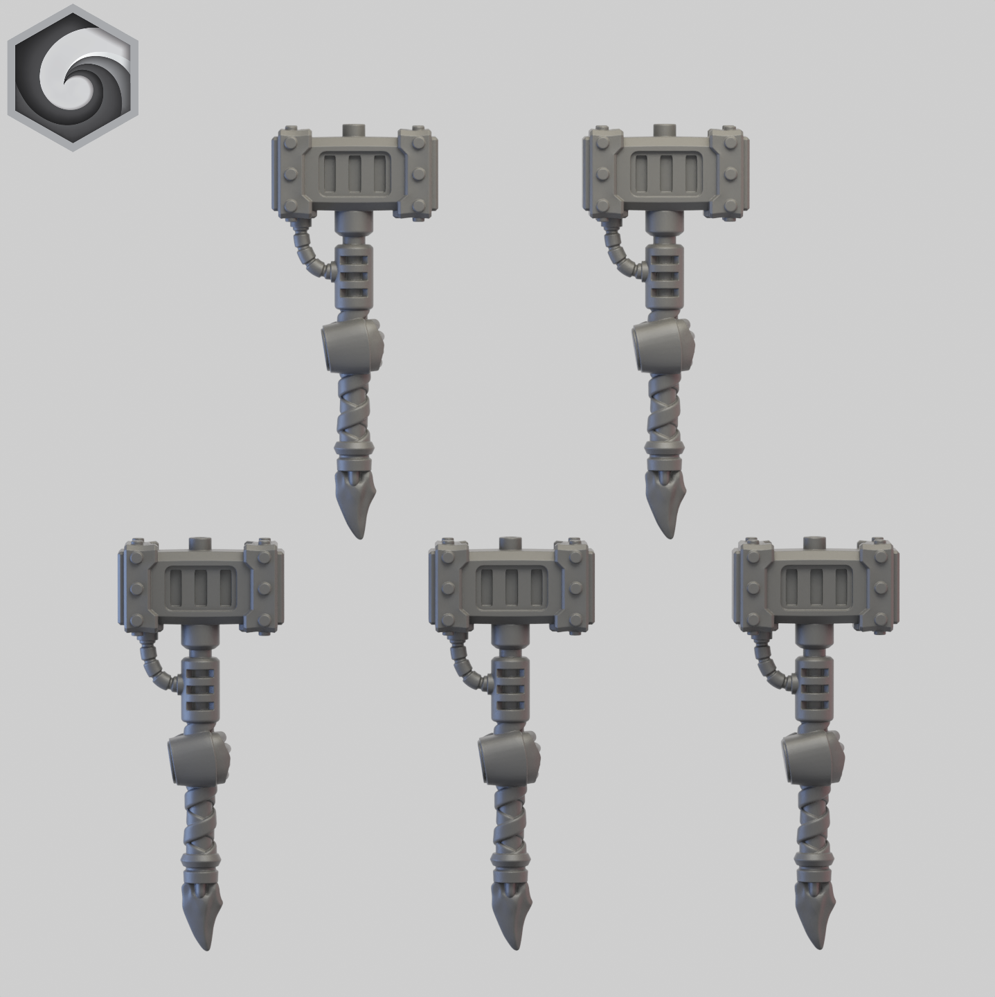 Anvil Warden Thunder Hammer E x 5 ~ Greytide Studio