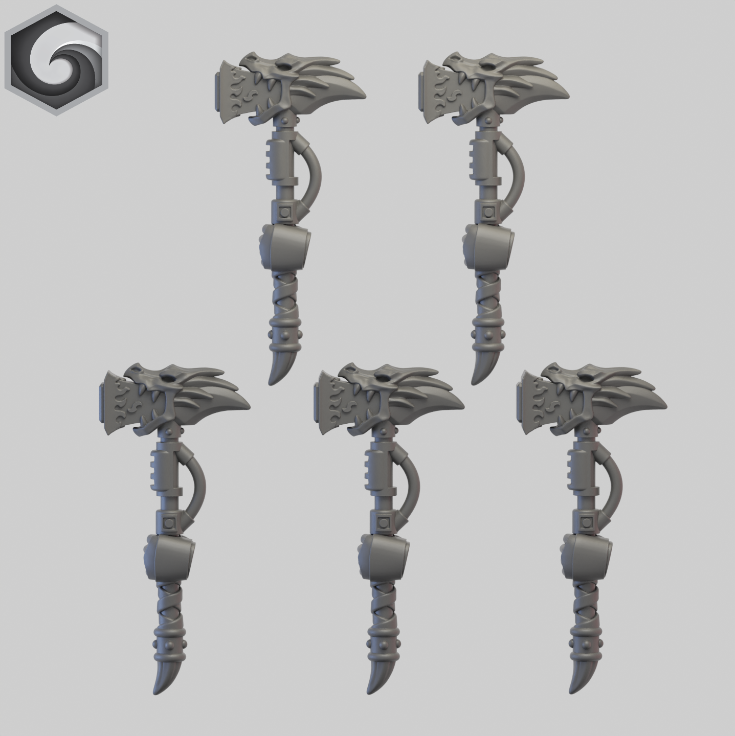 Anvil Warden Thunder Hammer A x 5 ~ Greytide Studio