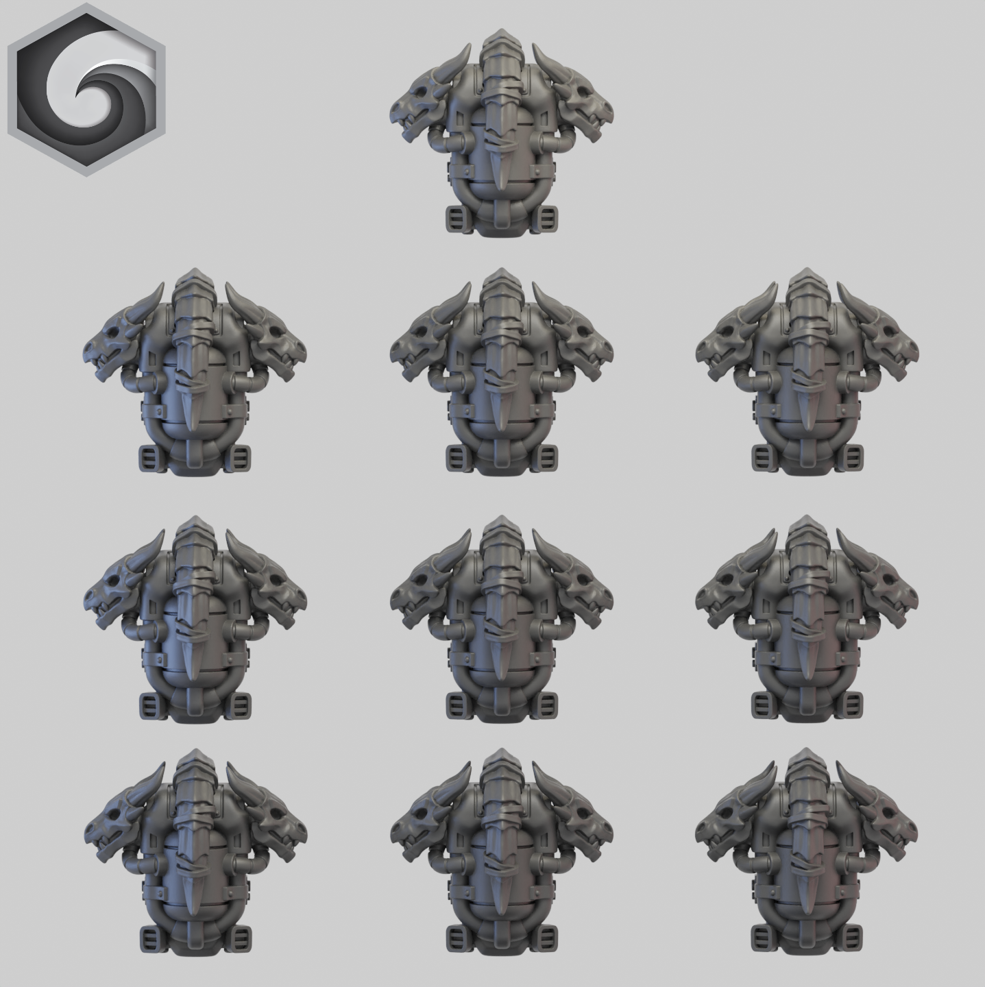 Anvil Warden Backpack B x 10 ~ Greytide Studio