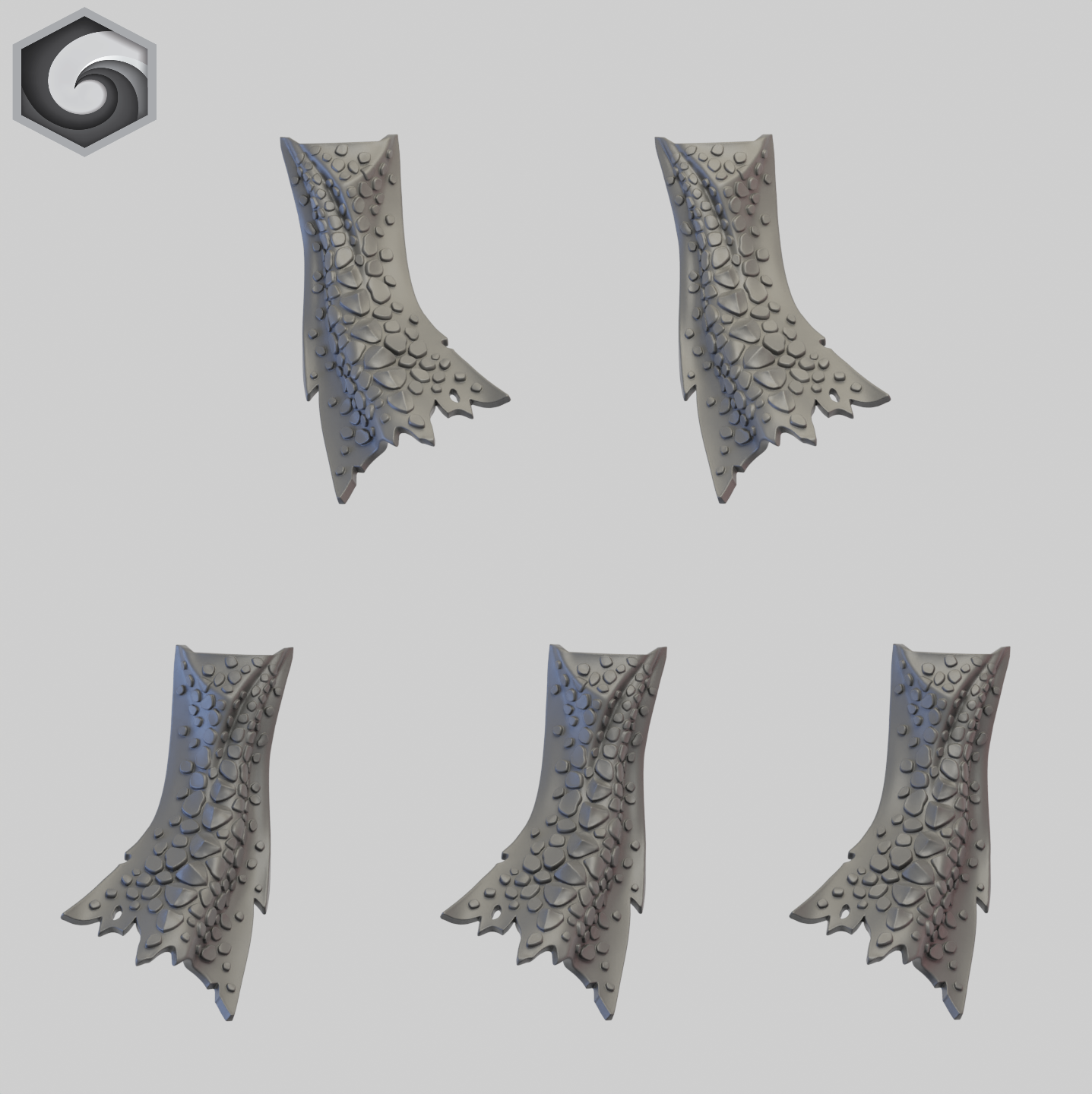 Anvil Warden Loincloth B x 5 ~ Greytide Studio