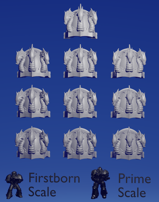 Hydra Warhost Shoulderpad B x 10  ~  Hydra Workshop image 0