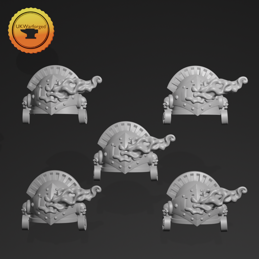 Heavy Armour - Terminator Shoulderpad H x 5 ~ Greytide Studio image 0