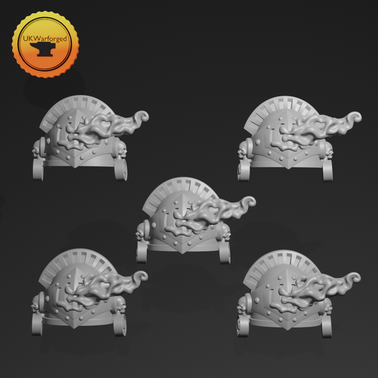 Heavy Armour - Terminator Shoulderpad H x 5 ~  Greytide Studio image 0