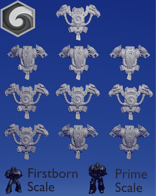 Primal Hound Backpack B x 10 ~  Greytide Studio image 0