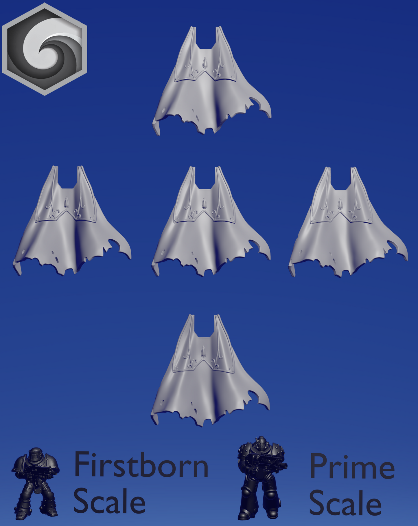 Crimson Lords Cloak C x 5 ~ Greytide Studio image 0