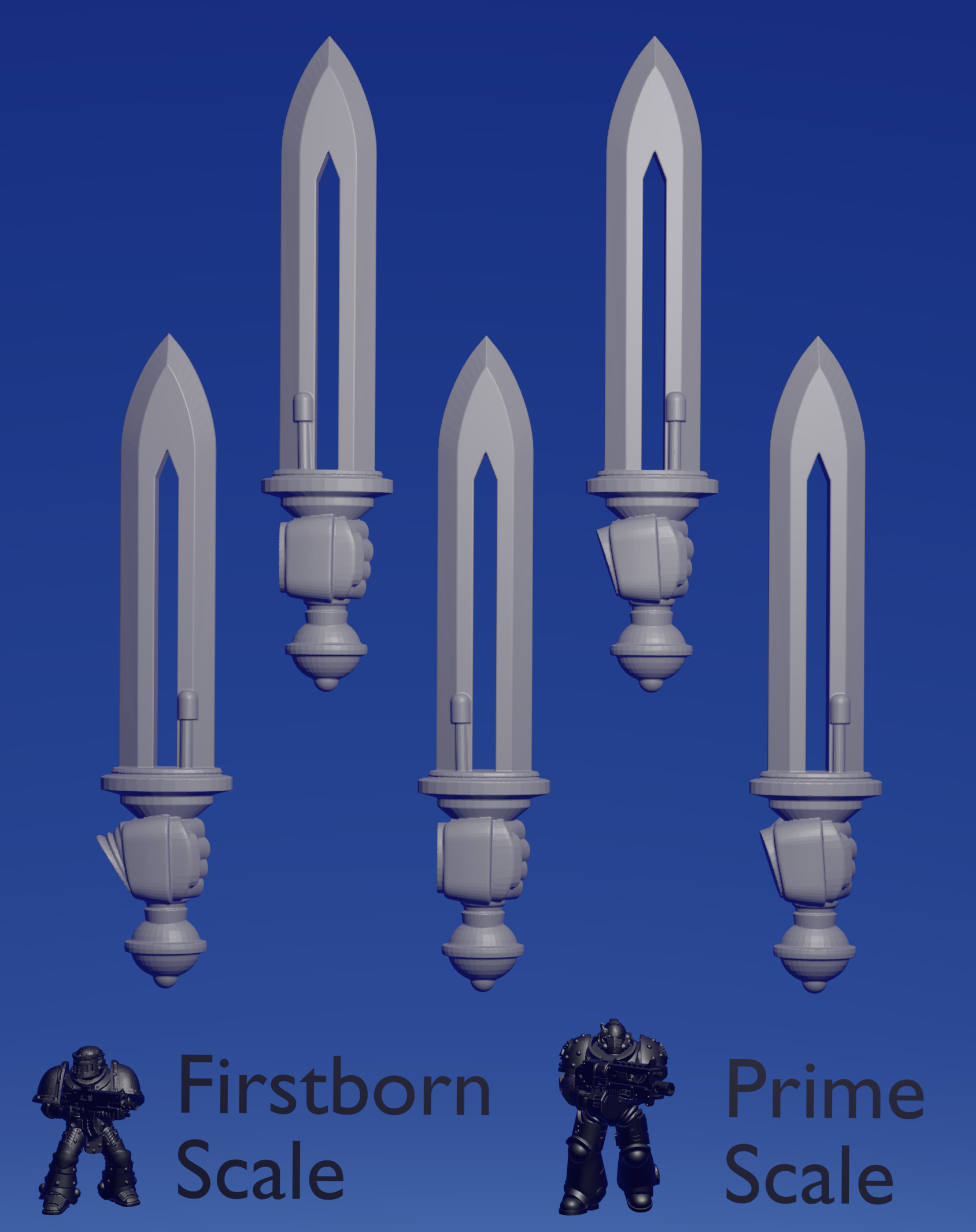 Power Gladius A :right hand: x 5 ~  Greytide Studio image 0