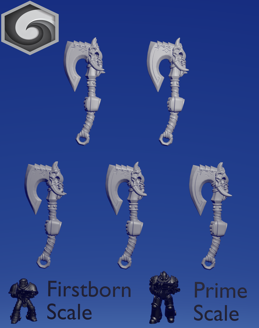 Primal Hound Left Axe C x 5 ~  Greytide Studio image 0