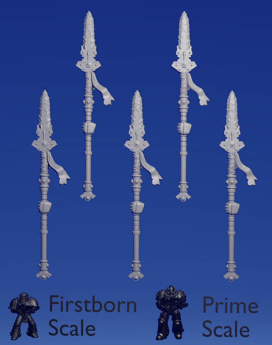 Primal Hound Left Spear A x 5 ~  Greytide Studio image 0