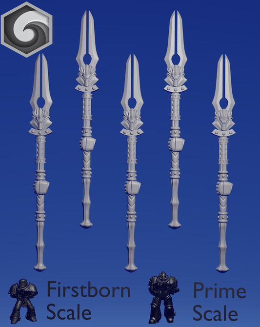 Primal Hound Left Spear C x 5 ~  Greytide Studio image 0