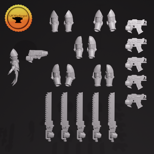 M5 Assault Arms - chainsword ~  Helforged Minis image 0