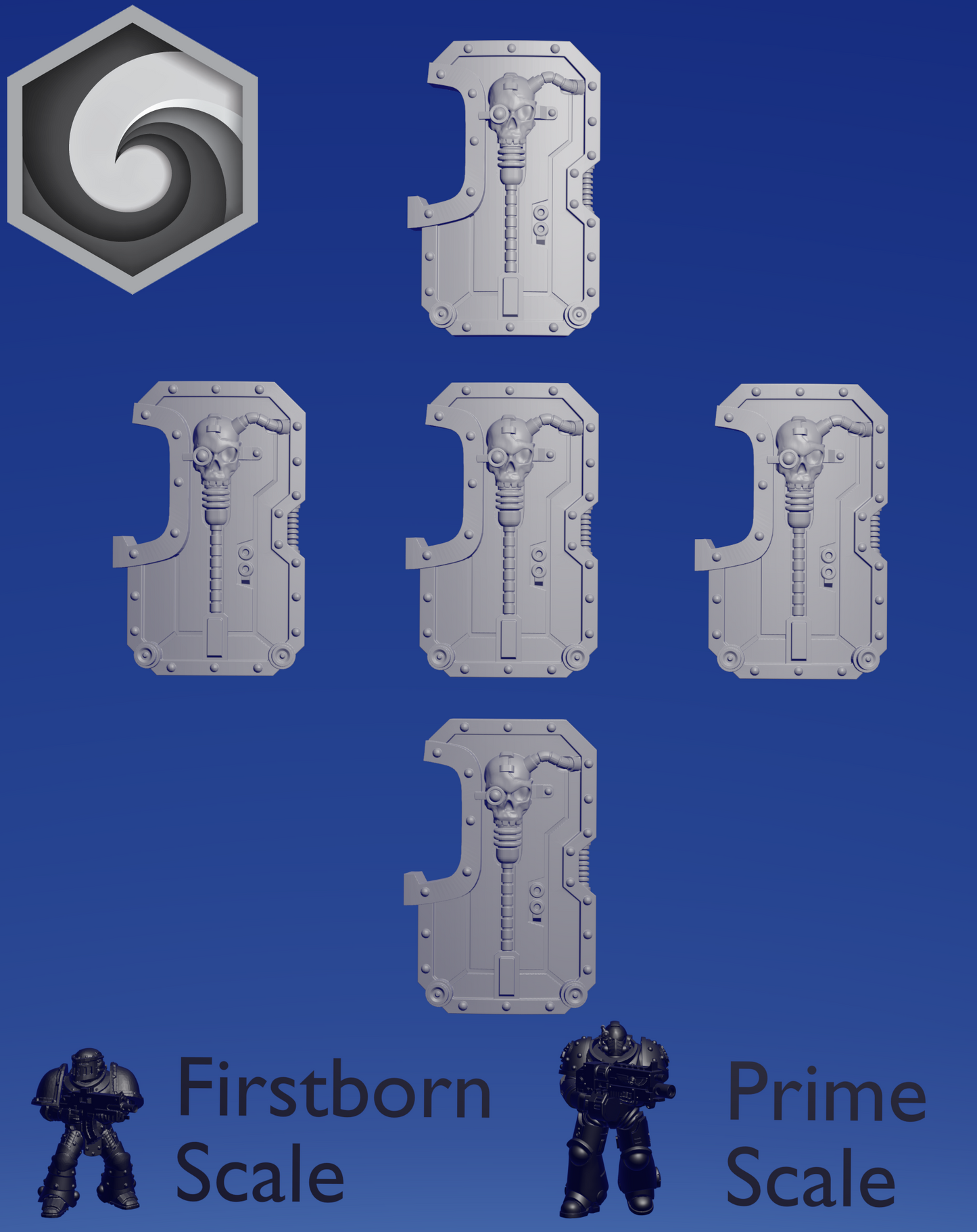 Boarding Shield A x 5 ~ Greytide Studio image 0