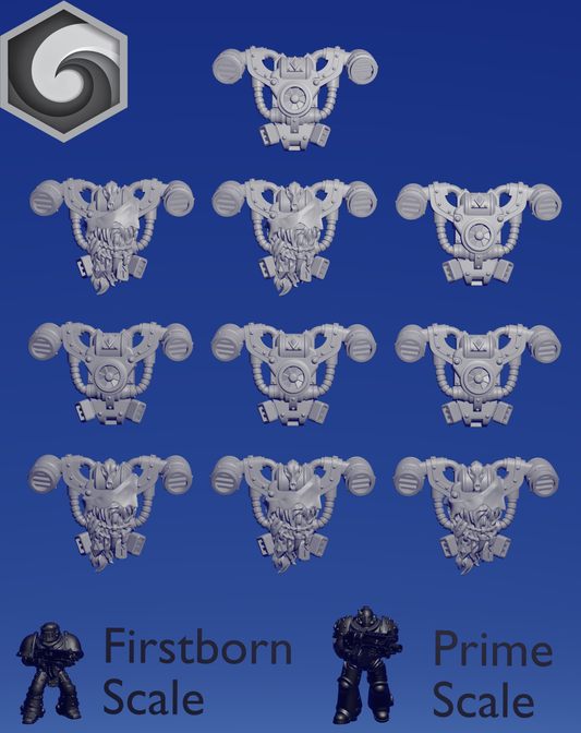 Primal Hound Backpack D x 10 ~  Greytide Studio image 0