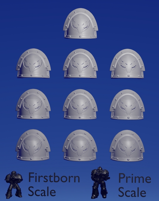 M3 Lunar Wolf Shoulderpad x 10 ~ UKWF image 0