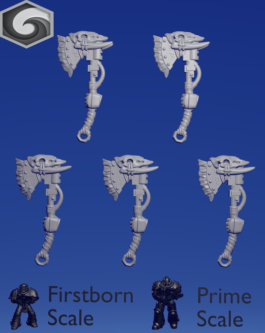 Primal Hound Left Axe E x 5 ~  Greytide Studio image 0