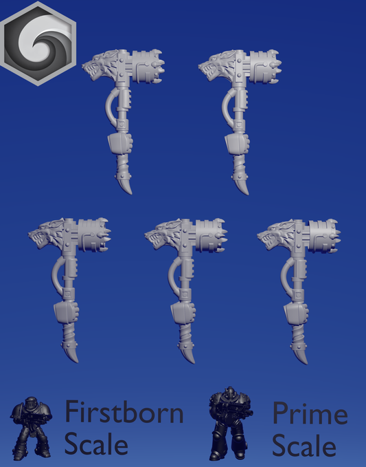 Primal Hound Right Hammer E x 5 ~  Greytide Studio image 0