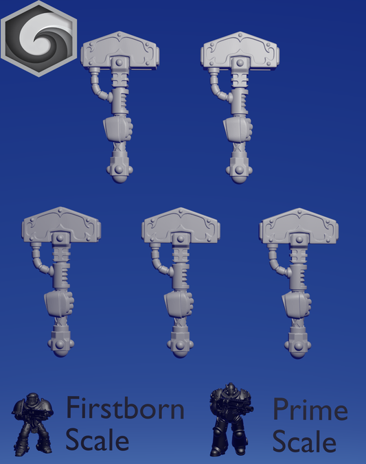 Primal Hound Right Hammer B x 5 ~  Greytide Studio image 0