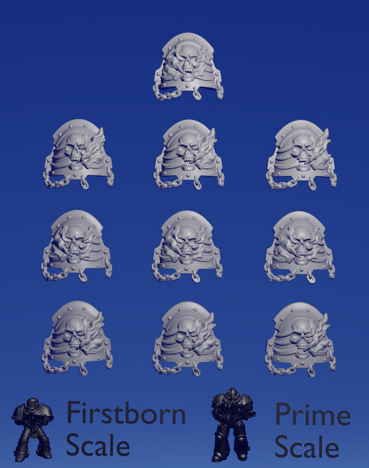 LoTD Shoulderpad D x 10 ~ Greytide Studio image 0