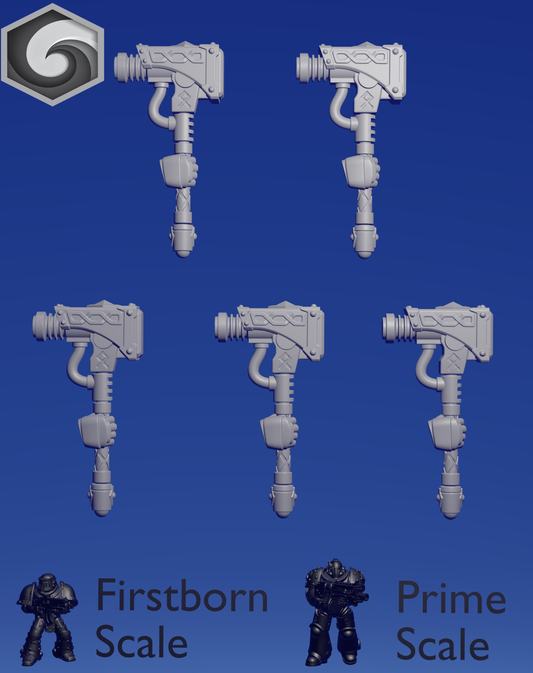 Primal Hound Right Hammer C x 5 ~  Greytide Studio image 0