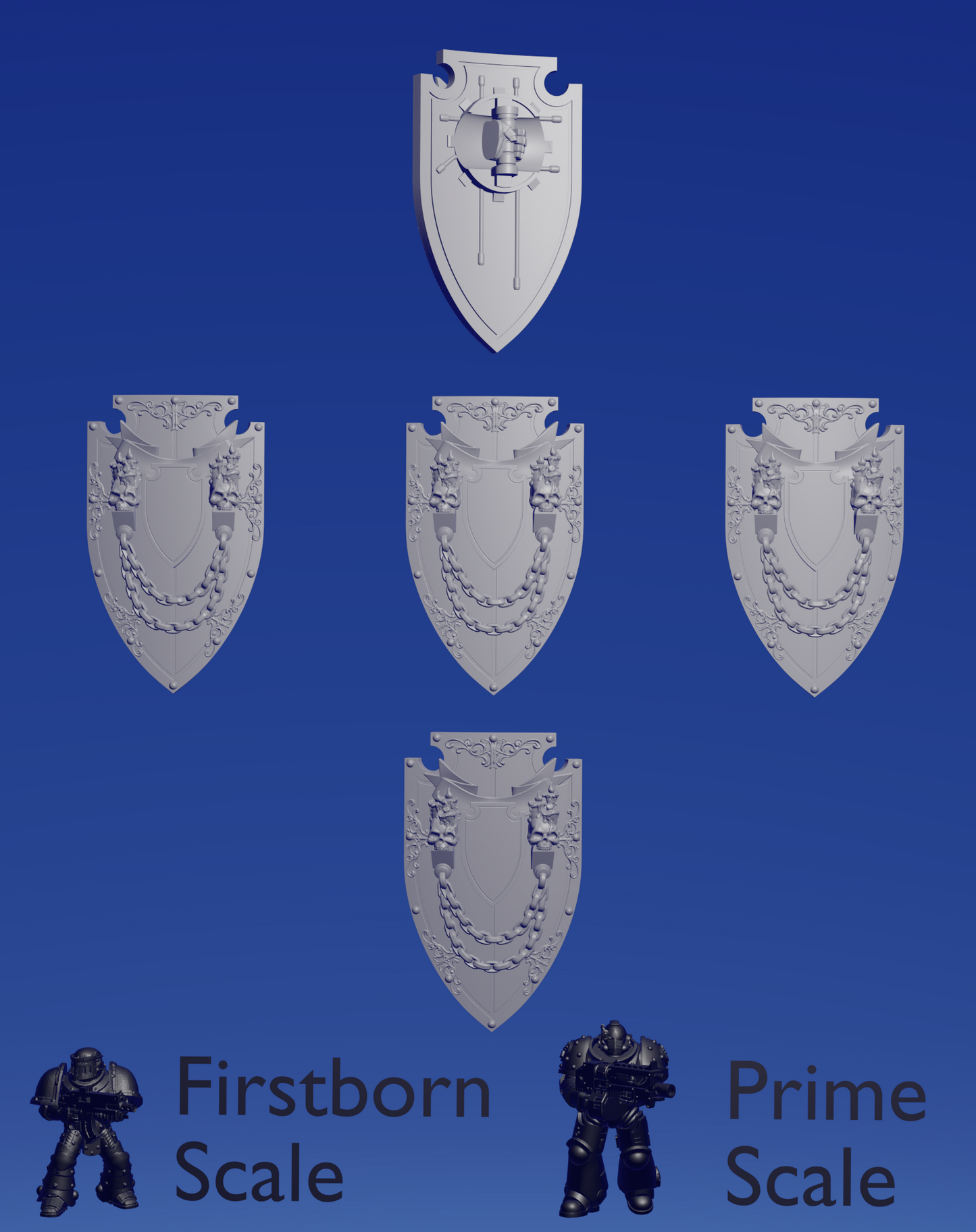 Knightly Shield B x 5 ~ Marta Punkgirl image 0