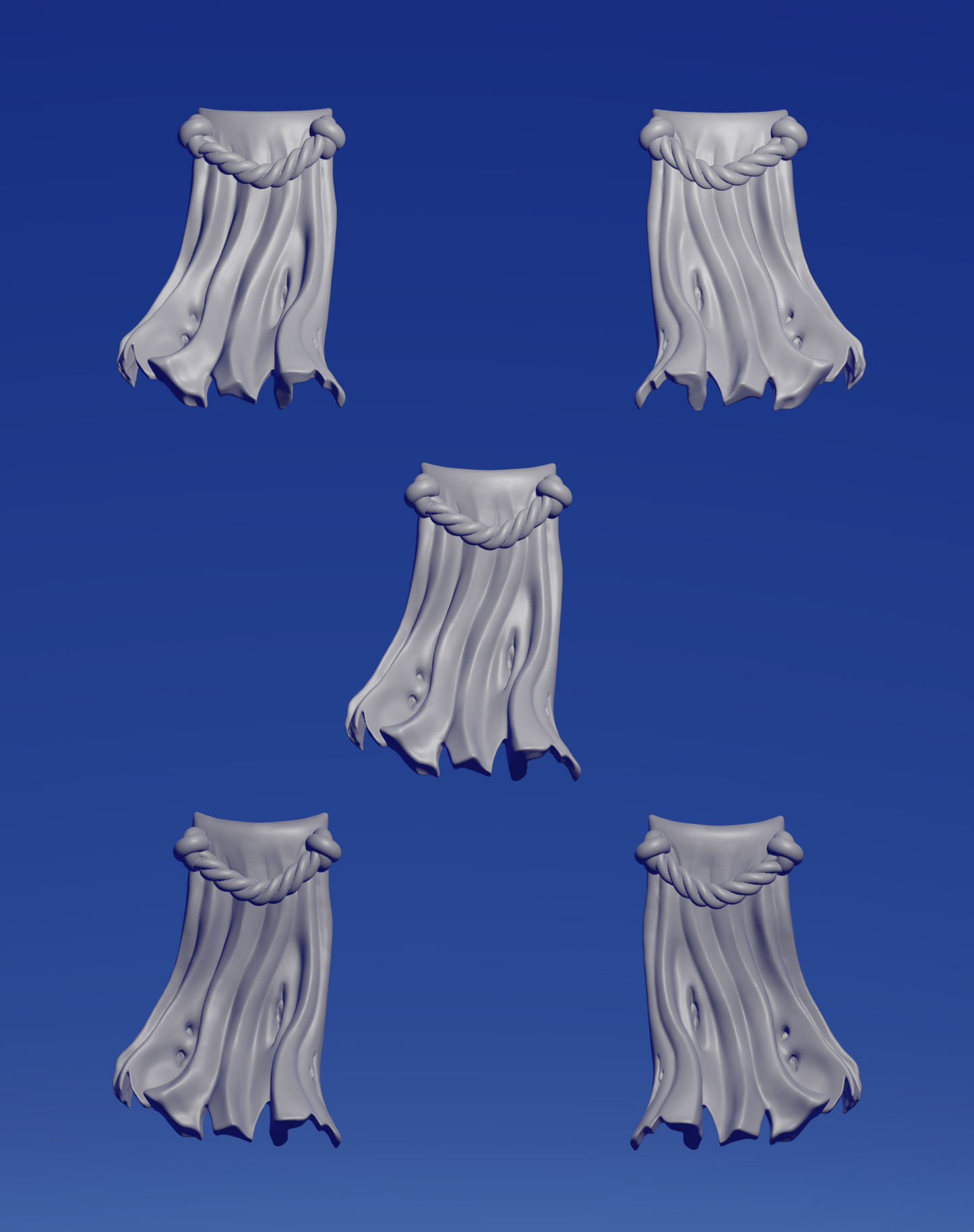 Loincloth B x 5 ~ Greytide Studio