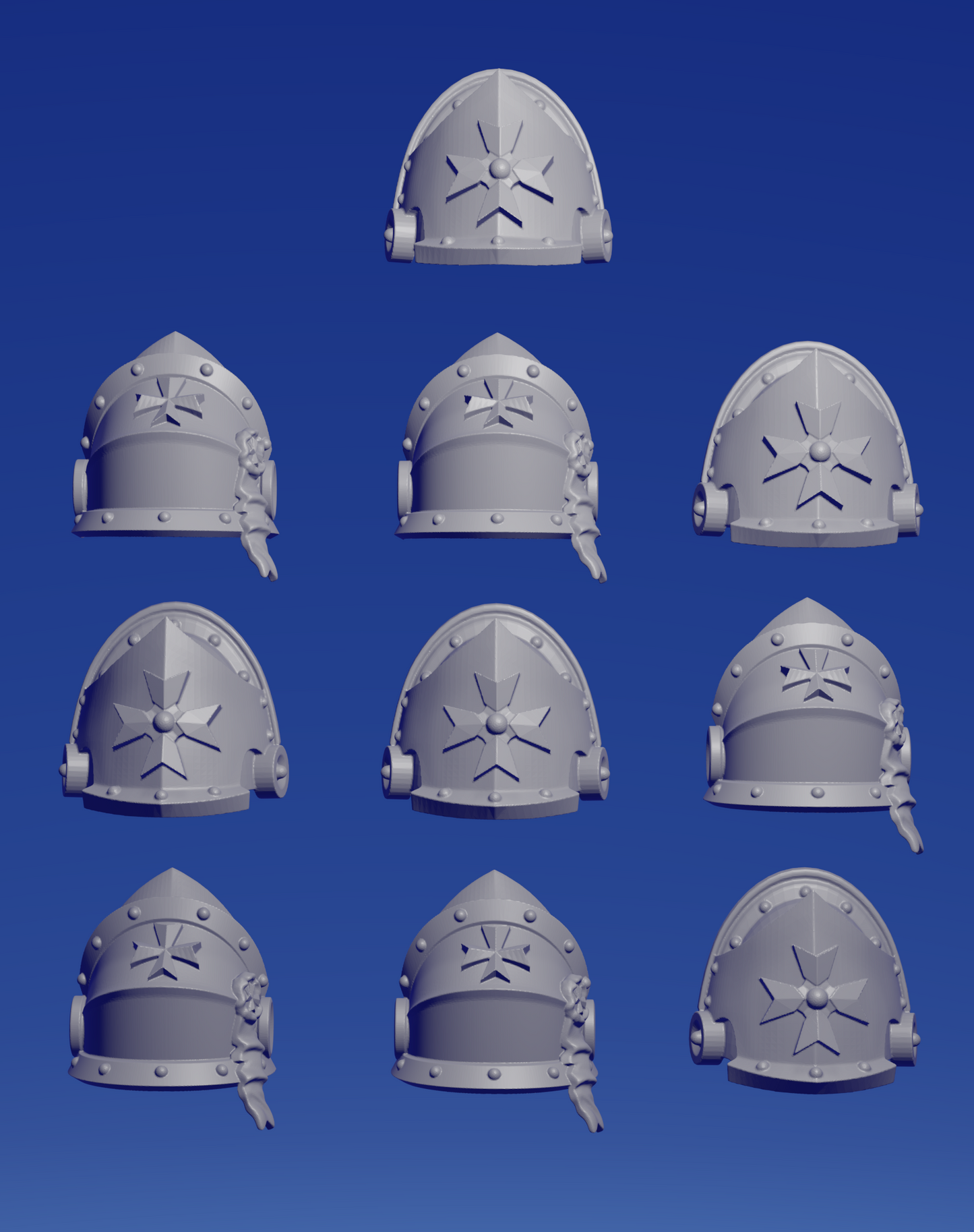 Shoulderpad A x 10 ~ Greytide Studio