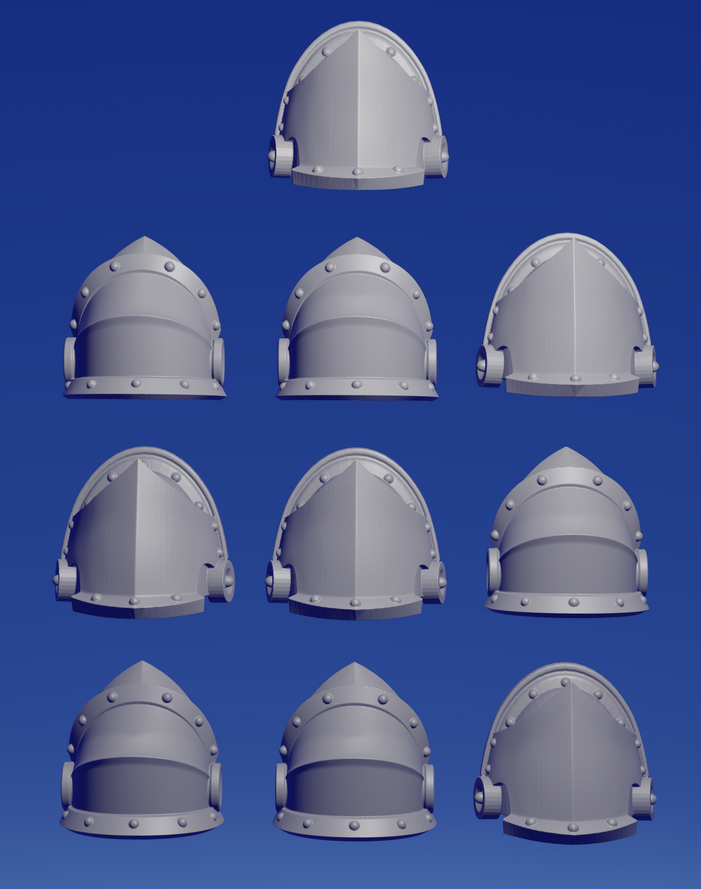 Shoulderpad D x 10 ~ Greytide Studio