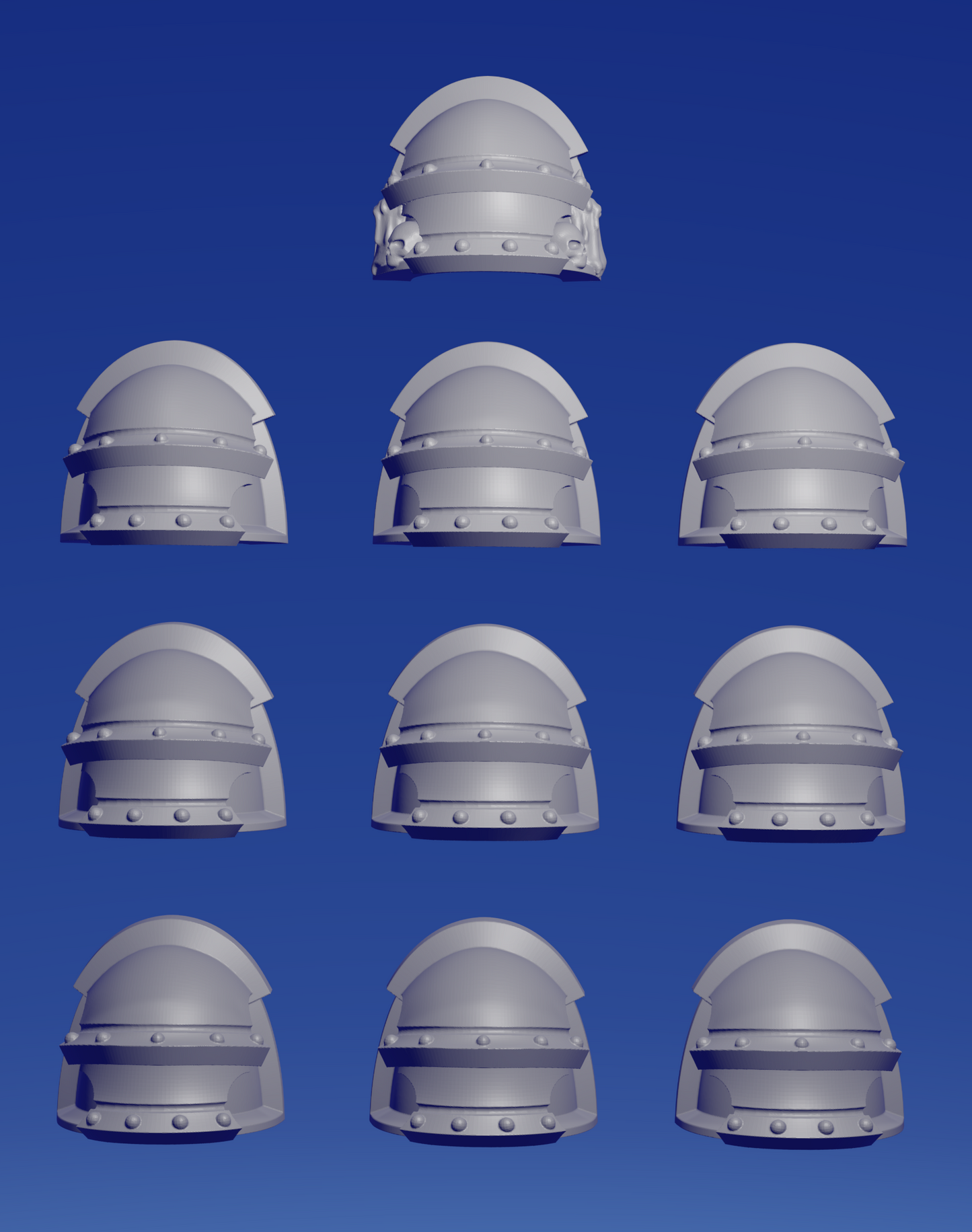 Shoulderpad E x 10 ~ Greytide Studio