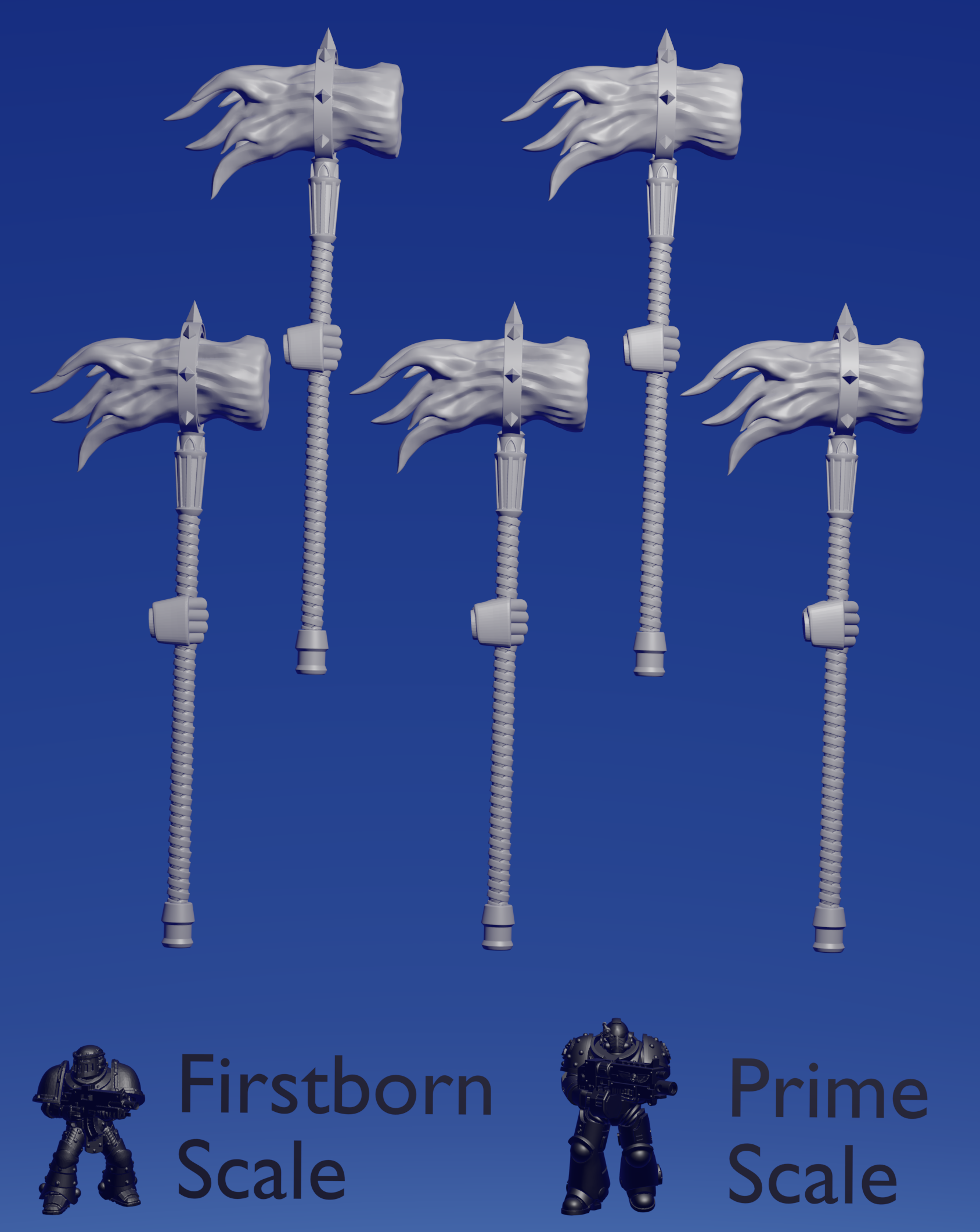 Flaming Power Hammer :right hand: x 5 ~  Hydra Workshop image 0