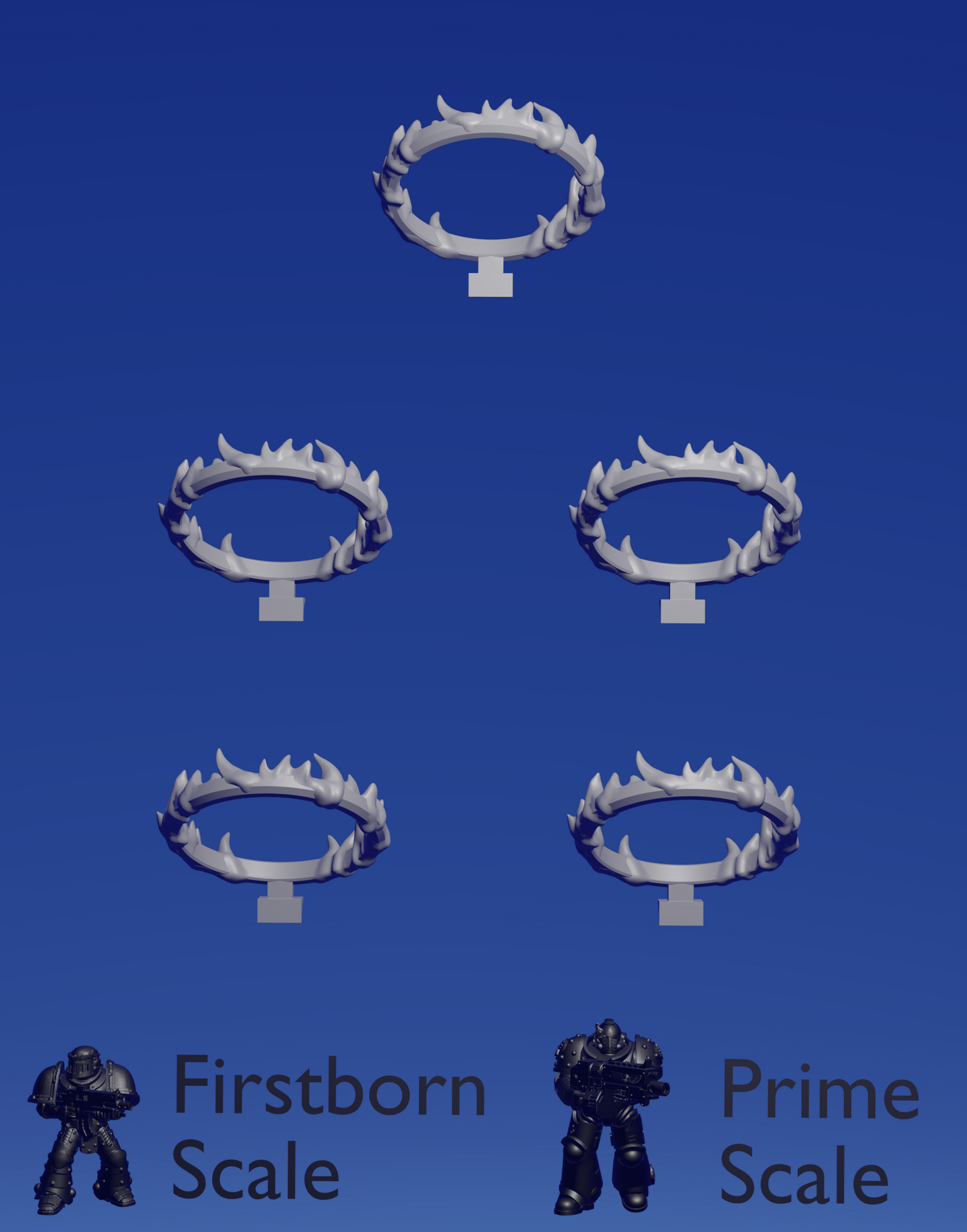 LoTD Iron Halo x 5 ~ Hydra Workshop image 0