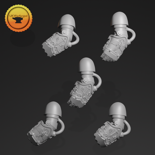 Heavy Armour - Terminator Power Fists x 5 ~  Greytide Studio image 0