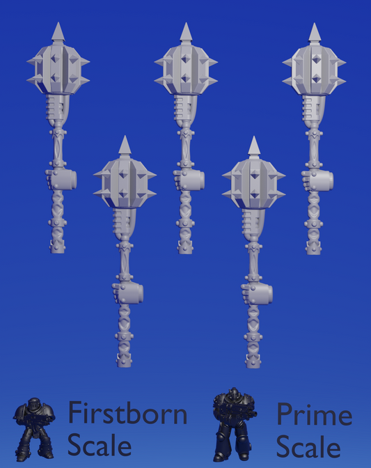 Heavy Armour - power maul x 5 ~  Helforged Minis image 0